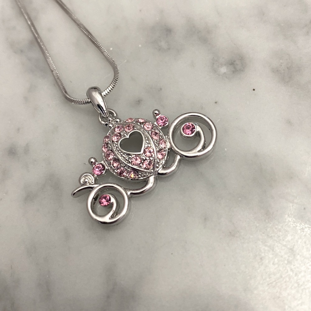 Disney Cinderella carriage pink diamond
